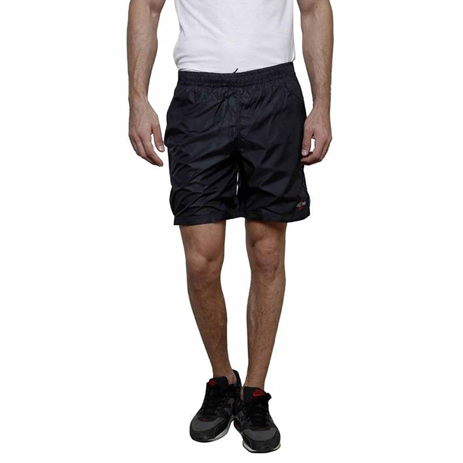  RM Men's Black Running & Sport Shorts