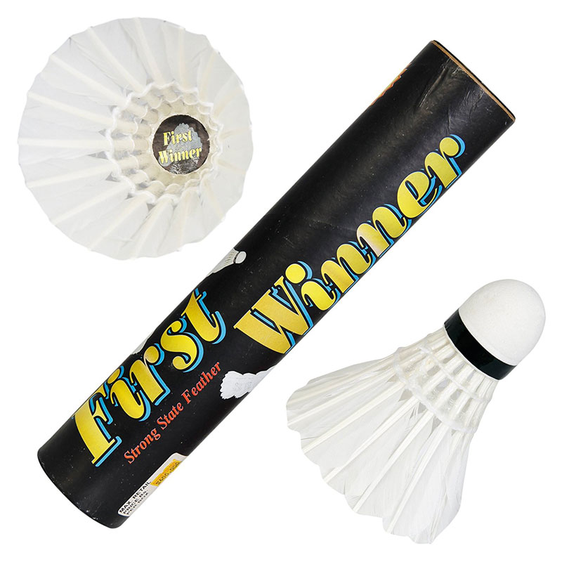  FW-10 First Winner Strong Feather Badminton Shuttlecocks Pack of Two Boxes ( 10 Shuttlecocks in Every Box).