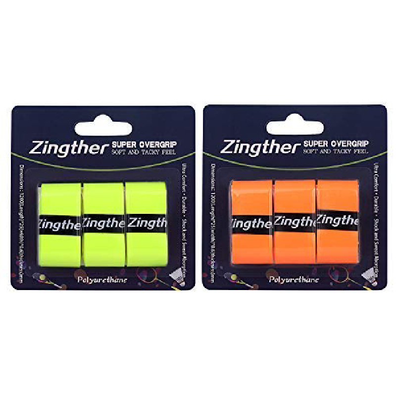 Zingther Professional Premium Super Tacky Rubbery Felt Grip Overgrip Tape for Tennis Racket 