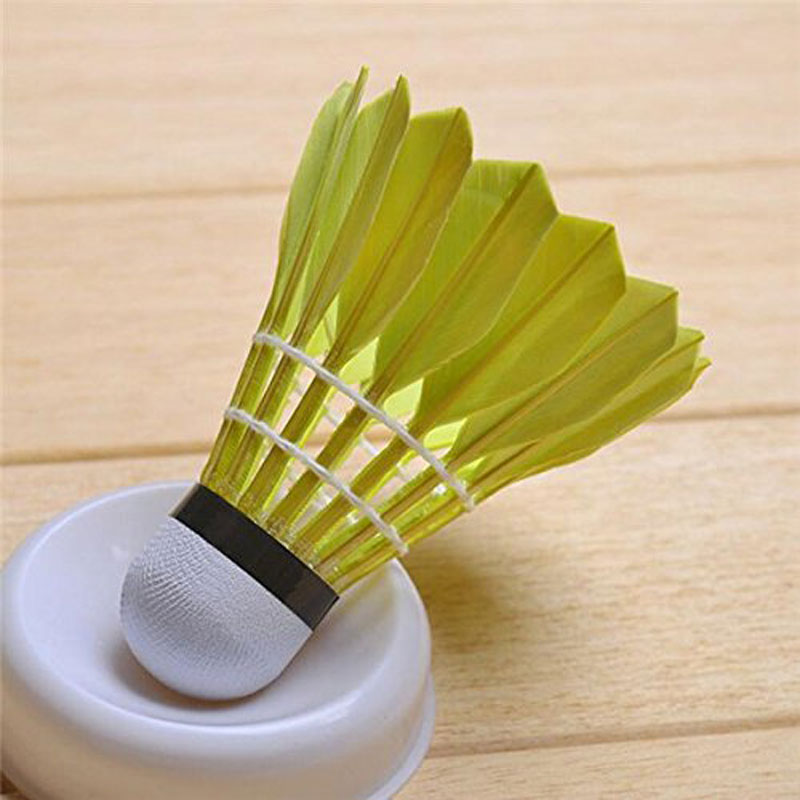  Generic 12 pcs Goose Feather Shuttlecock Professional Training Durable Badminton Accessories