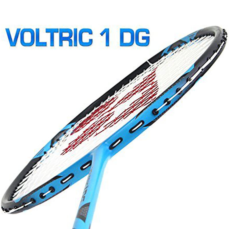  Yonex Voltric 1 DG Badminton Racquet, 3U-G4 G4 Strung  (Blue, Black, Weight - 90 g)