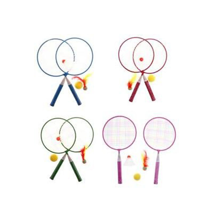 Brand New Alcoa Prime Kids Mini Badminton Tennis Rackets with Birdie Carry Bag Sport Game Toys Red