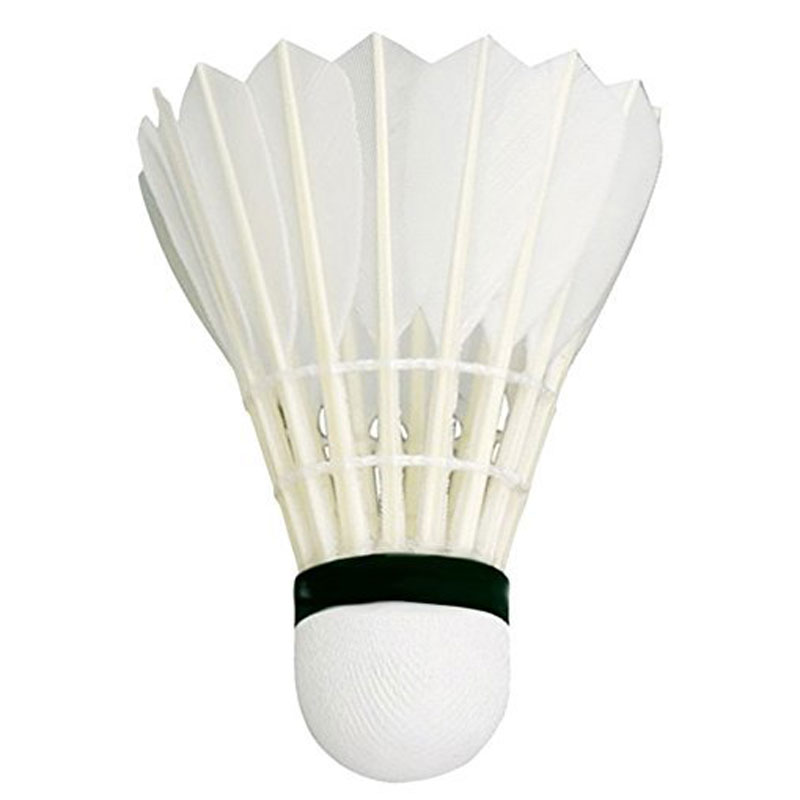   PlutofitÂ® Feather Badminton Shuttlecock (White) - Pack of 10