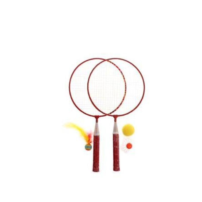 Brand New Alcoa Prime Kids Mini Badminton Tennis Rackets with Birdie Carry Bag Sport Game Toys Red