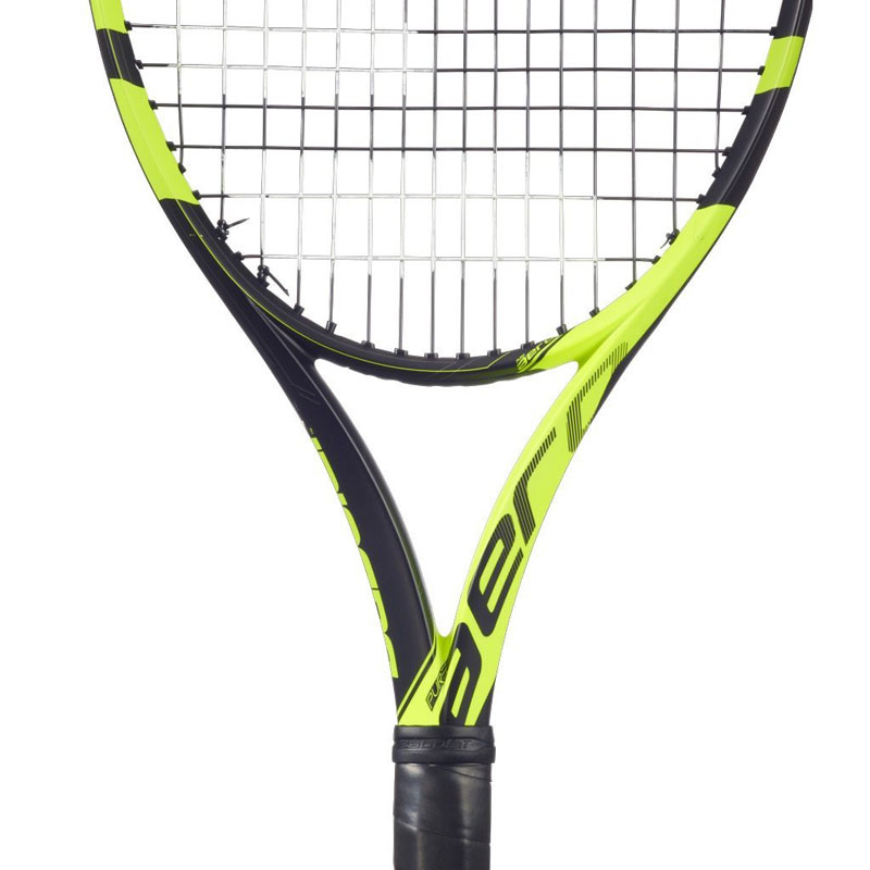 Babolat Pure Aero Graphite Tennis Racquet with Cover, 4 3/8-inch (Black/Yellow)