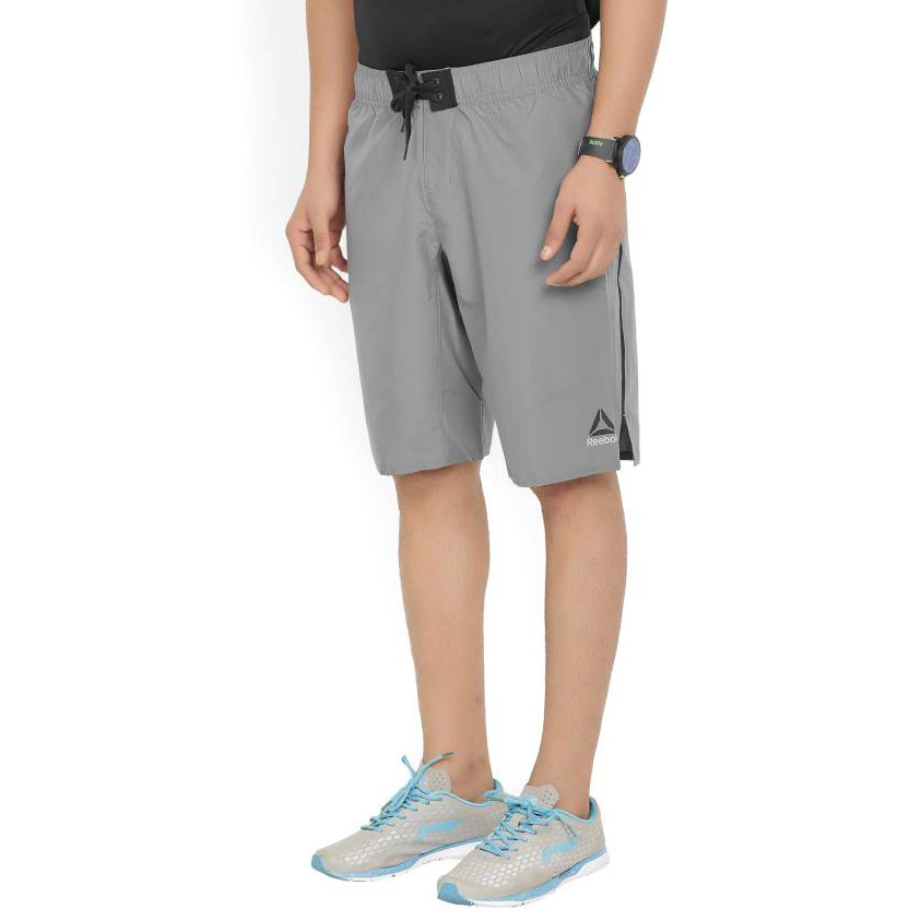  Reebok Solid Men's Grey Sports Shorts