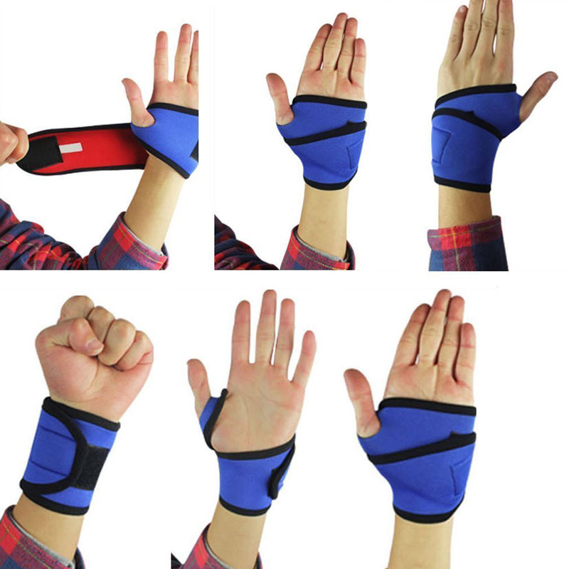 JoyFit - Wrist Support Universal Breathable Elastic Neoprene Wrist brace with Thumb loop for Basketball, Volleyball, Boating, Badminton, Weightlifting, Tennis, Biking, Cycling and Computer Users For Both Men and Women