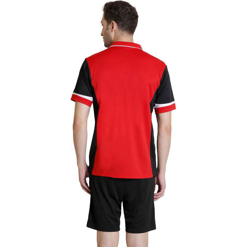  Yonex Solid Men's Polo Neck Red T-Shirt