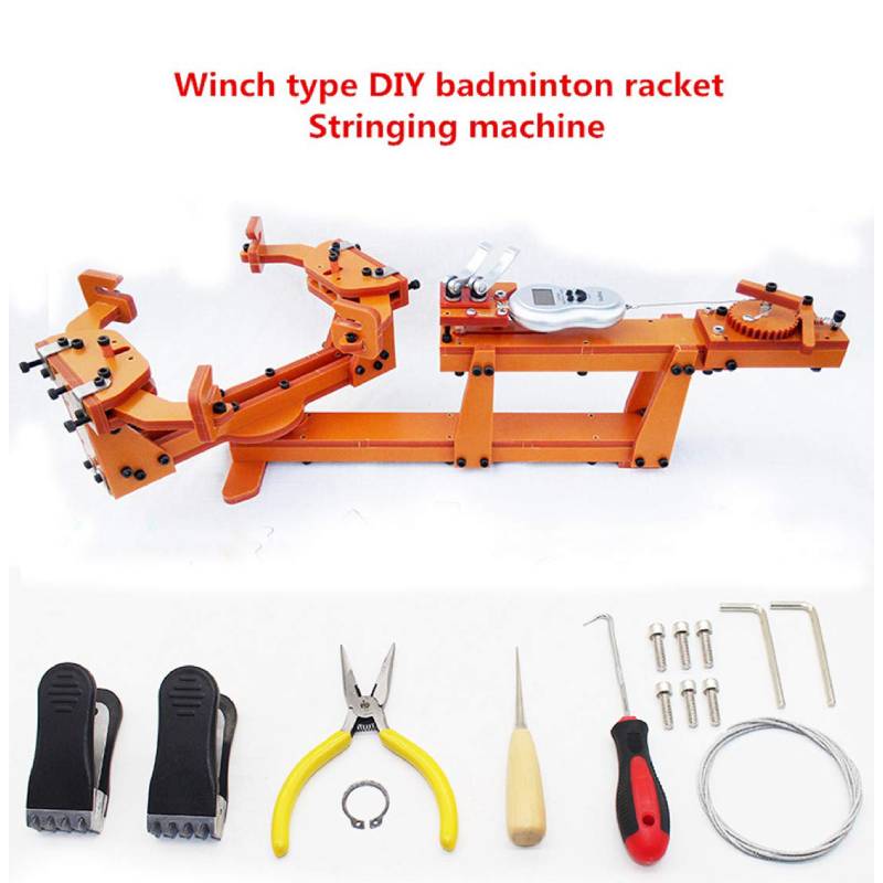  T-king Winch Type Personal DIY Badminton Racket Stringing Machine Pulling Threading Machine