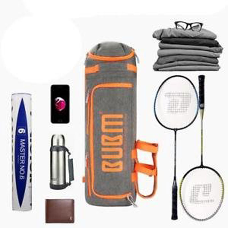 Brand New Alcoa Prime Functional Badminton Rackets Equipment Bag Gym Sport Storage Bag Gray Orange