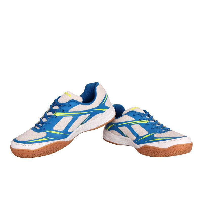 Nivia Super Court Badminton Shoes For Men  (White, Blue)