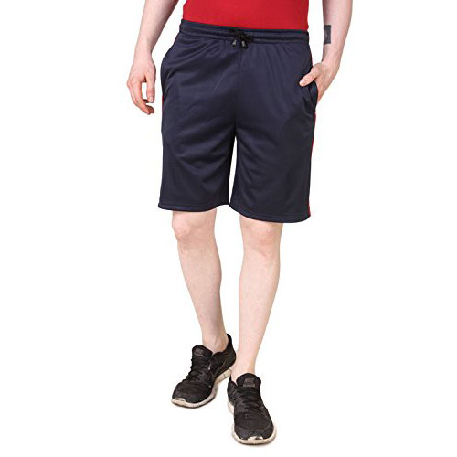  American Crew Men's Polyester Shorts (Navy Blue)