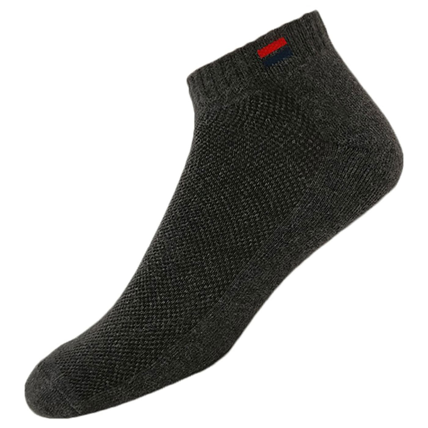  Navy Sport Men's Solid Ankle Length Socks 