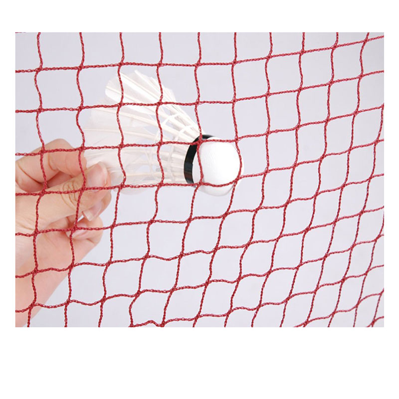 storeaturdoor Badminton Cotton Net With Side Nylon Tape-Red