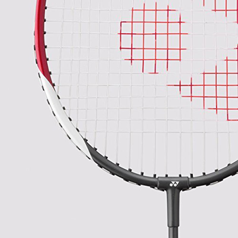 Yonex Basic 4000 Badminton Racquet Strung, 1 Racket/Red