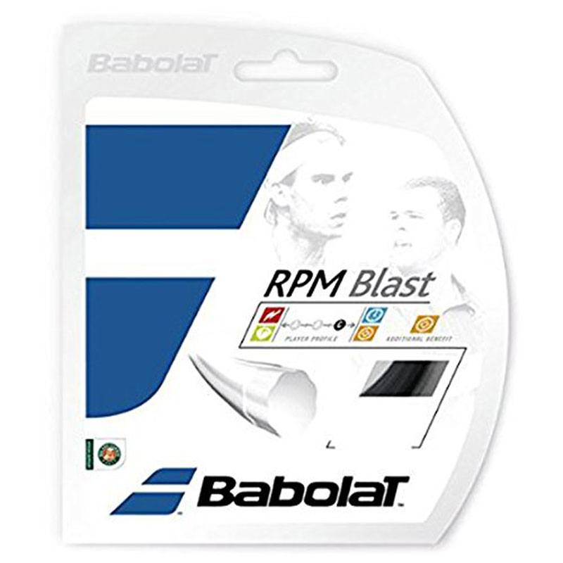 Babolat RPM Blast 12M Polyester Tennis Racquet String (Black)